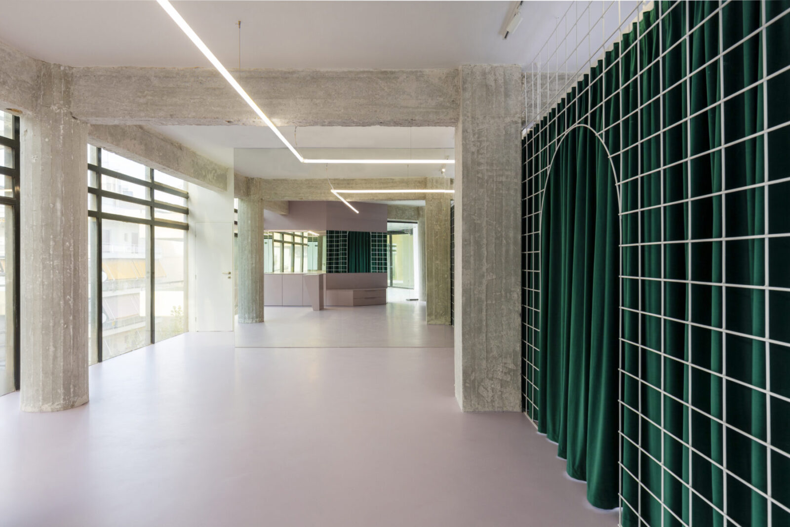 Archisearch A former office space transformed into a Pilates Studio by Theo Poulakos and Manos Botsaris