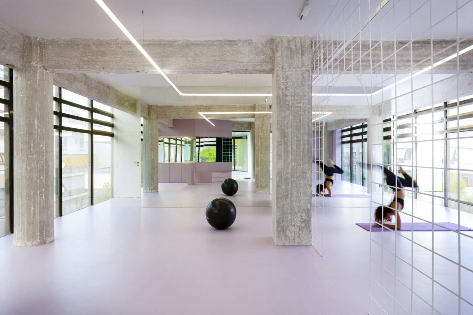 Archisearch A former office space transformed into a Pilates Studio by Theo Poulakos and Manos Botsaris