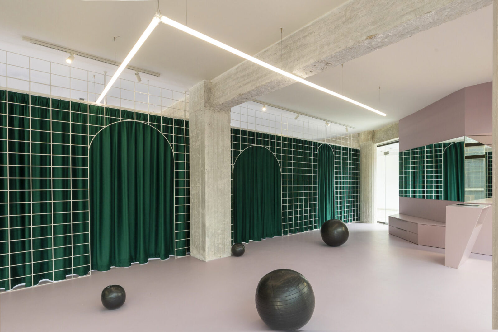 Archisearch A former office space transformed into a Pilates Studio by Theo Poulakos and Manos Botsaris