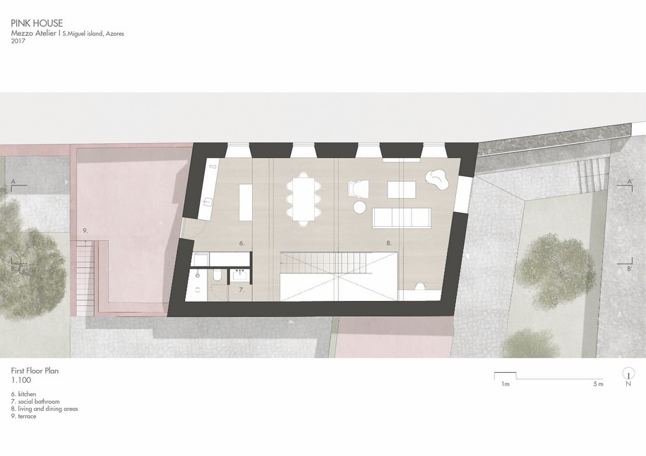 Archisearch Mezzo Atelier converted an old stable from the beginning of the 20th century into Pink House