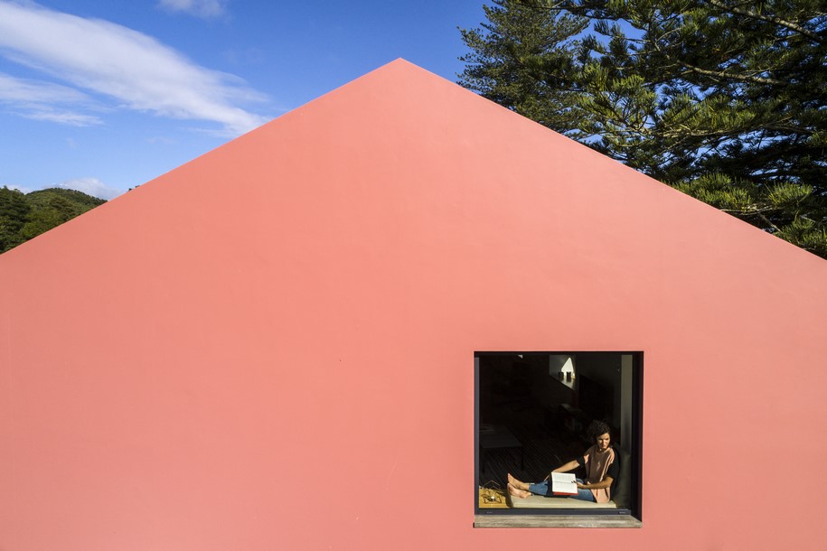 2017, Mezzo Atelier, Pink House, São Miguel,  Azores, renovation, stable, Portugal, pink, ochre