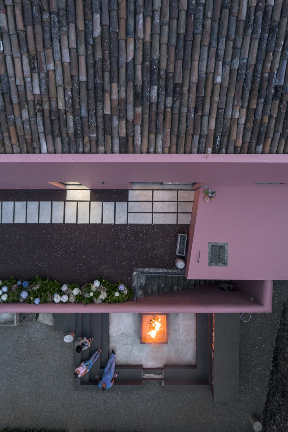 Archisearch Mezzo Atelier converted an old stable from the beginning of the 20th century into Pink House