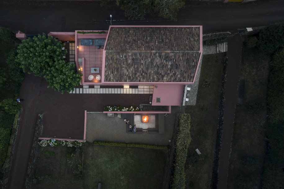 2017, Mezzo Atelier, Pink House, São Miguel,  Azores, renovation, stable, Portugal, pink, ochre