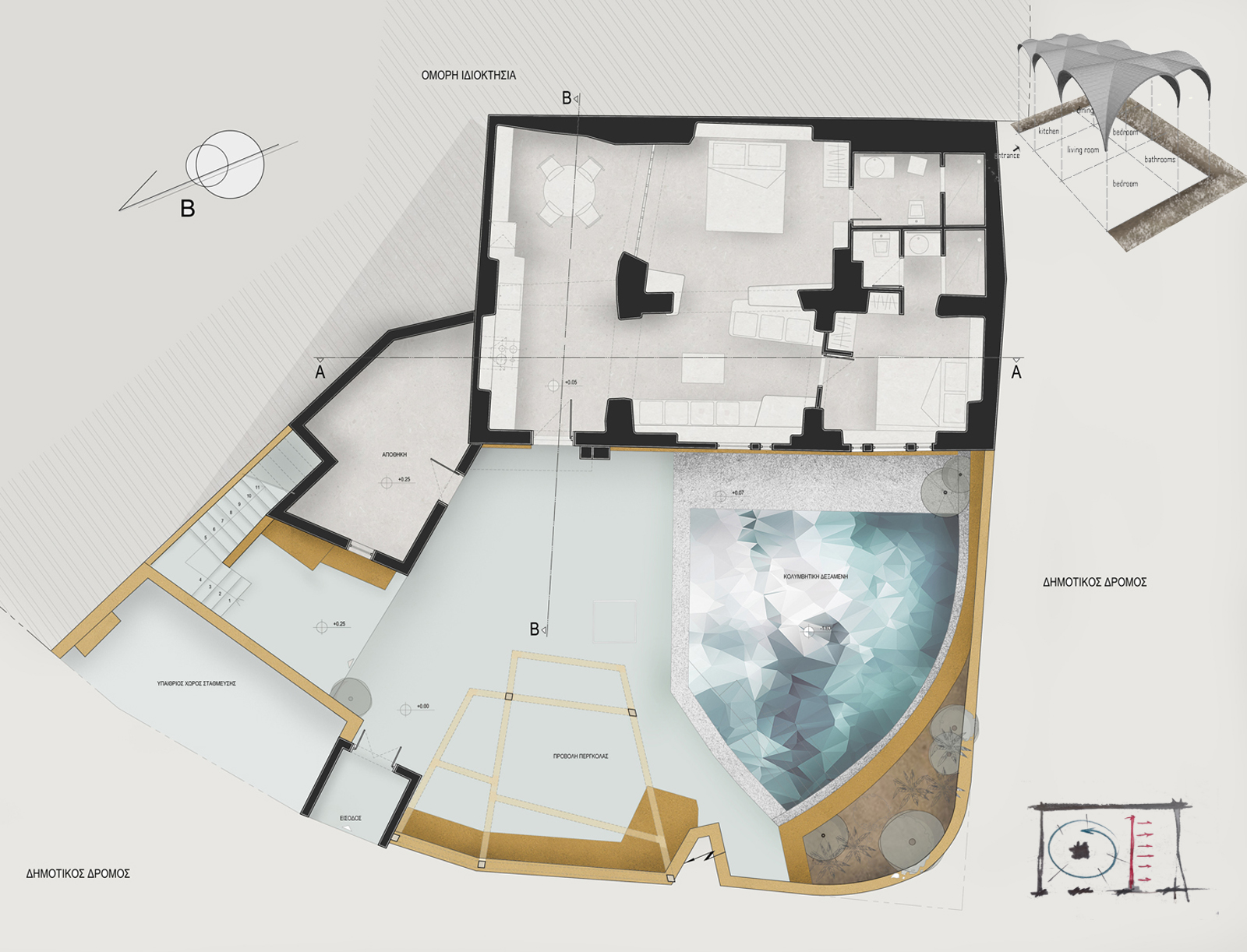 Archisearch The stable house project - A summerhouse at Santorini island, Greece by Plan b architects