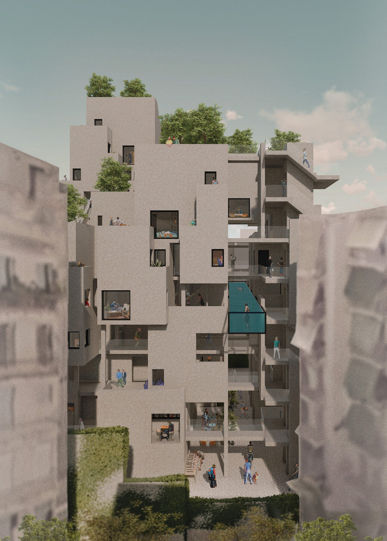 Archisearch poroCity: exploring the limits of intimacy | Diploma thesis by Maria-Elpida Keridu & Katerina Kakou