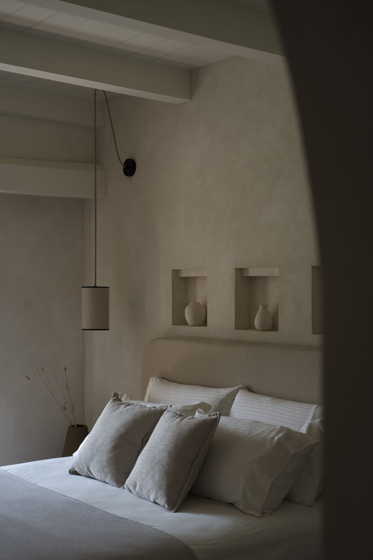 Archisearch DNE Architects renovated boutique hotel's interiors, in Mani, Peninsula.