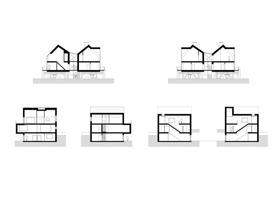 Paleko Arch Studija & PLAZMA, Rasu houses, Vilnious, Lithuania, eu mies awards, shortlist