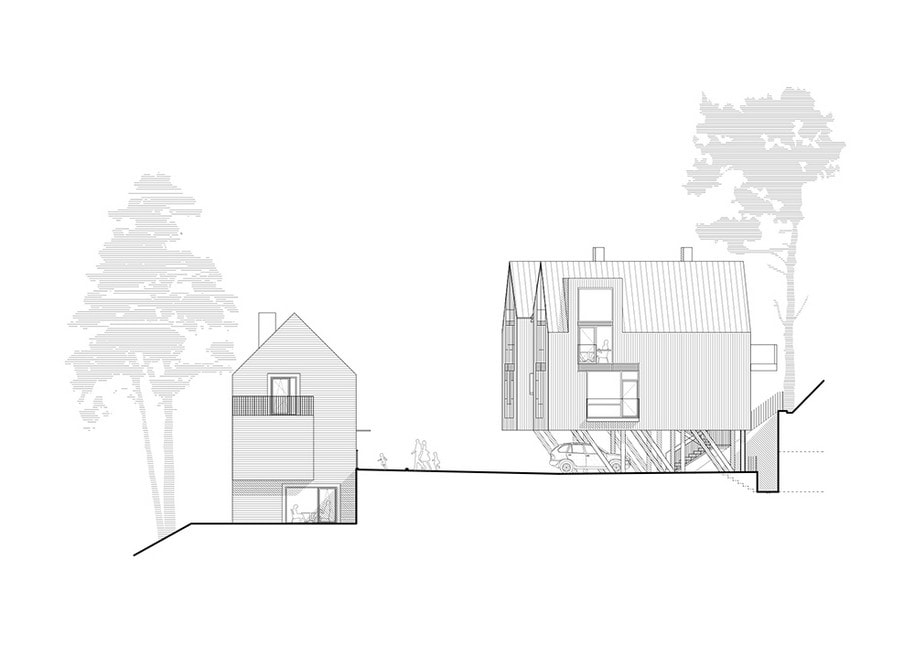 Paleko Arch Studija & PLAZMA, Rasu houses, Vilnious, Lithuania, eu mies awards, shortlist