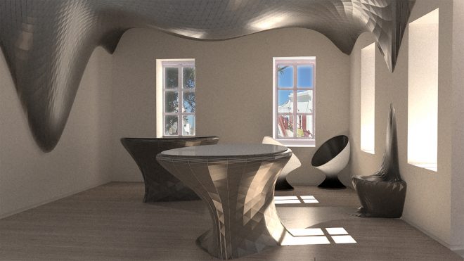 Archisearch - [RE_HUB] A cultural and plastic pollution awareness hub  | thesis by Christos Kourtidis & Georgios Kampanis