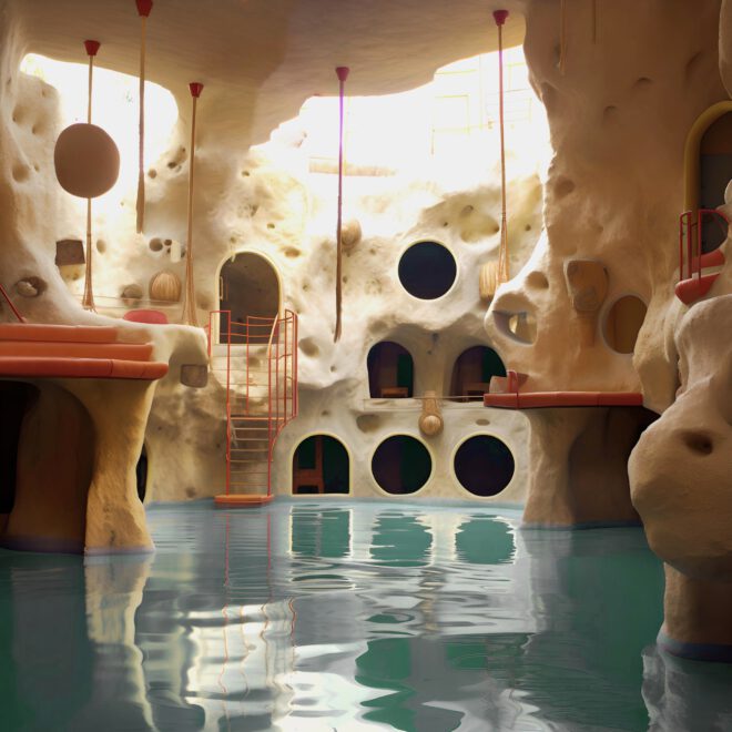 Archisearch - Descent to Lycabettus Hill: A Recreational Space Conceived Through Digital Speleology | Diploma Thesis Project by Chrysostomos Reizis