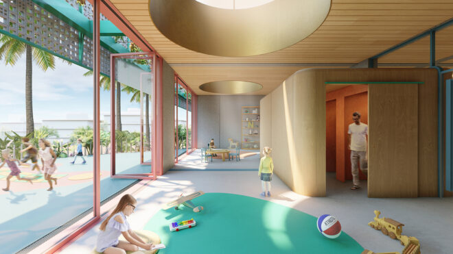 Archisearch - Kindergarten, Elderly Care Center and Public Square in Chania | Entry by architects Harris Vamvakas & Philippos Lagos