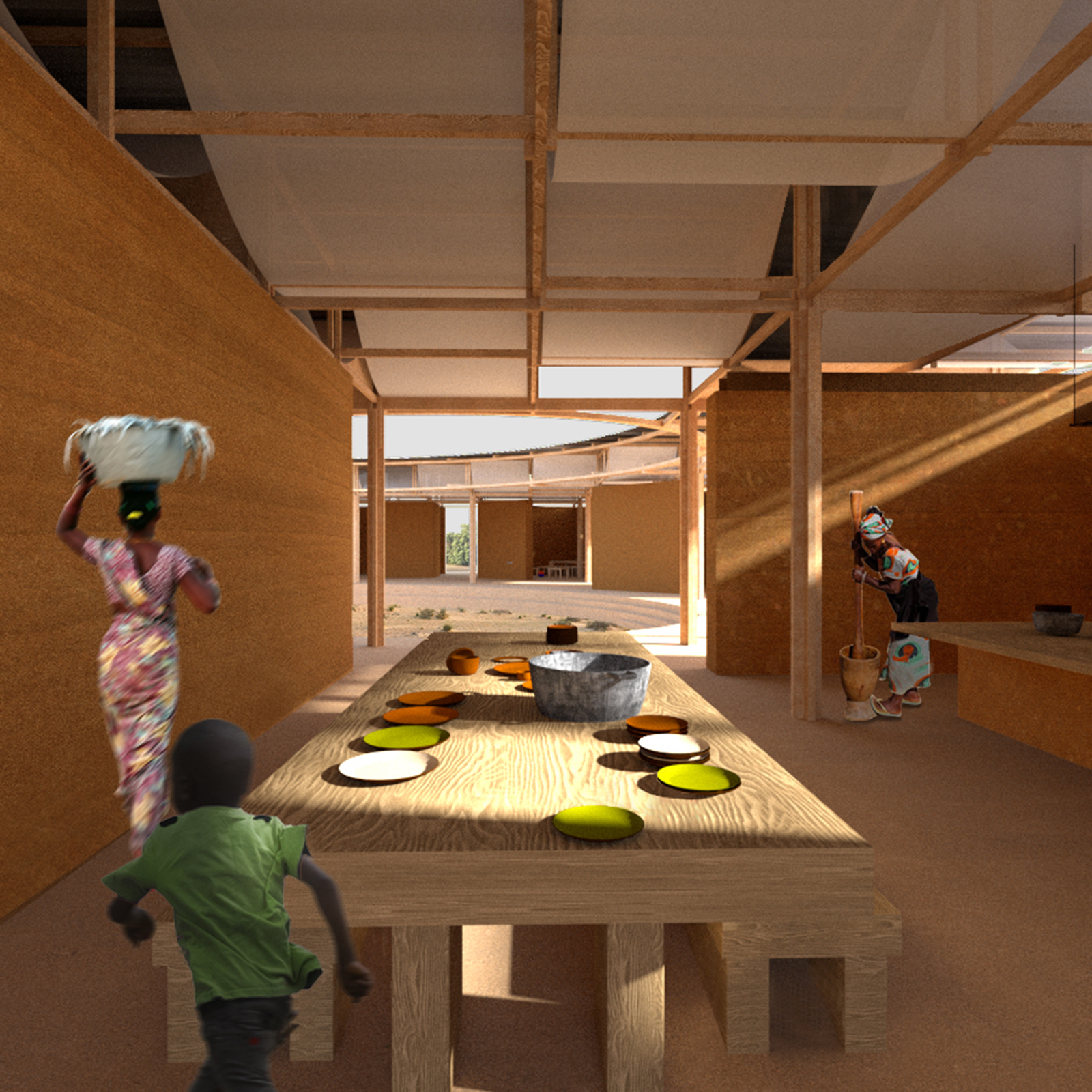 Archisearch 'Hide and seek': entry by Georgios Thalassinos & Ioanna Karampetsou at the Kaira Looro Architecture Competition 2022, Children’s House
