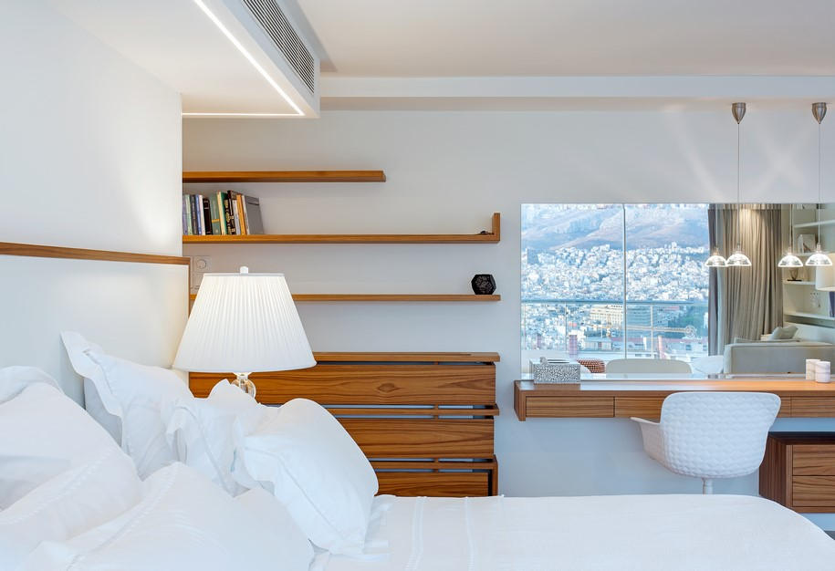 Archisearch Renew Architects Renovated a 3-Floor Athenian Apartment in Lycabettus with a Breathtaking View Over the City