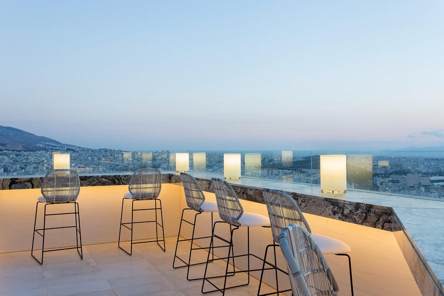 Renew Architects, apartment, Athens, Lycabettus, view, city, urban, roof garden, greek architecture, polykatoikia, Panagiotis Voumvakis