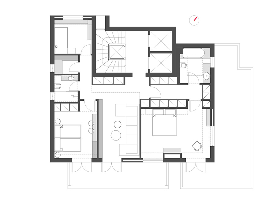 Archisearch Renew Architects Renovated a 3-Floor Athenian Apartment in Lycabettus with a Breathtaking View Over the City