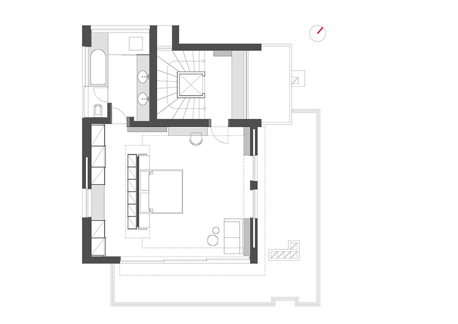 Archisearch Renew Architects Renovated a 3-Floor Athenian Apartment in Lycabettus with a Breathtaking View Over the City