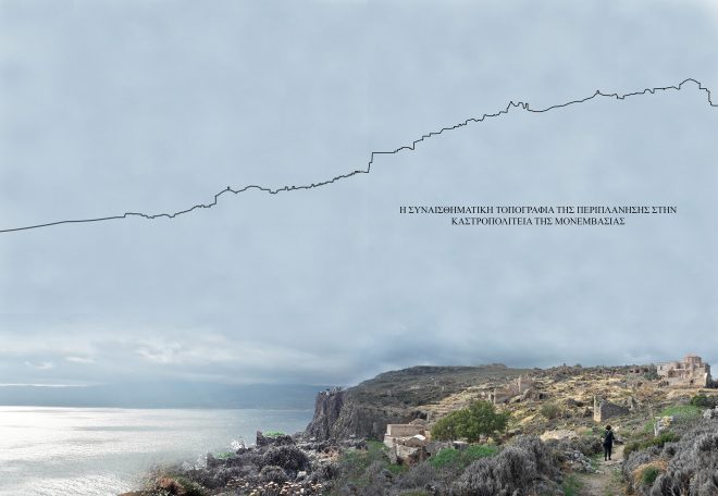 Archisearch - Η συναισθηματική τοπογραφία της περιπλάνησης στην καστροπολιτεία της Μονεμβασίας | Ερευνητική εργασία της Κωνσταντίνας Ελένης Καλομοίρη