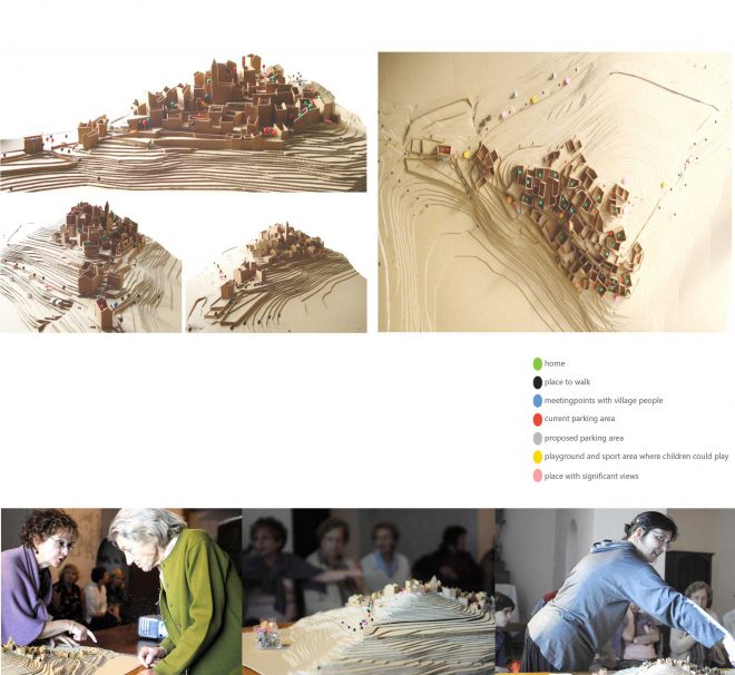 Landscape analysis, development of interviews and questionnaires, design of a workshop of defining local needs, landscape and urban values of the village and its surroundings, Tornafort, Soriguera, Lérida, Catalonia 2008