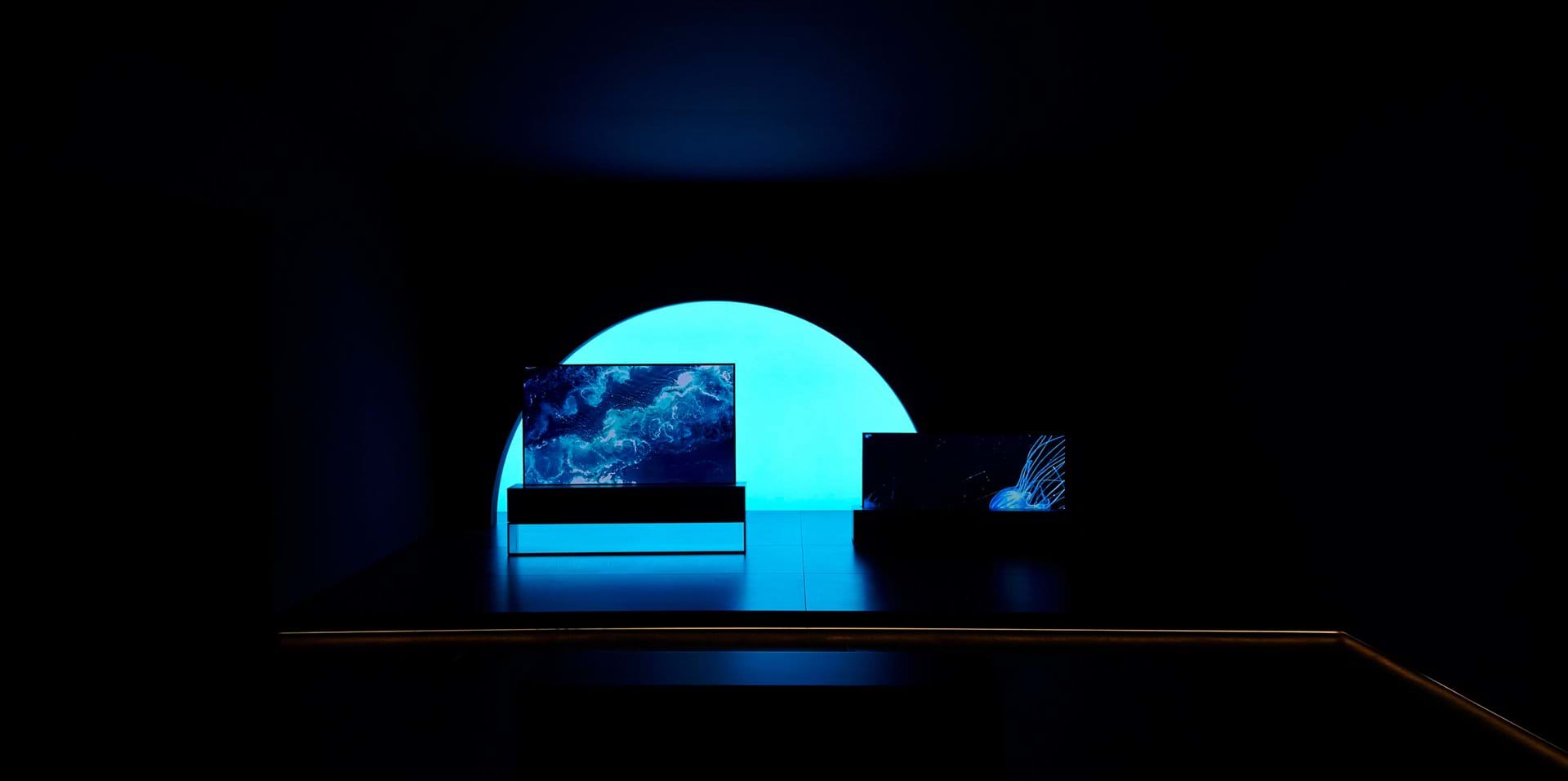 Archisearch World’s first rollable OLED TV features at Milan Design Week | Foster + Partners