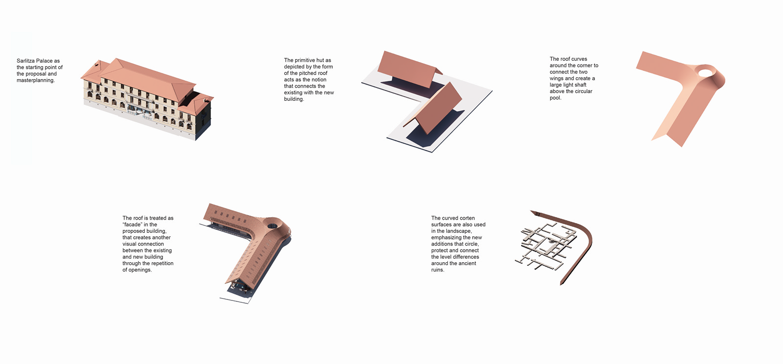 Archisearch Sarlitza Palace - The Primitive Hut, Thermi, Lesvos | Competition entry by NoDāta Architecture