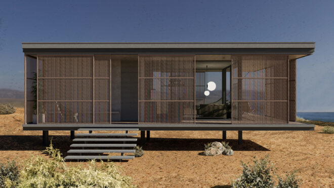 Archisearch - Lemnos _ Seaside House | Student work by George Tsiorolis