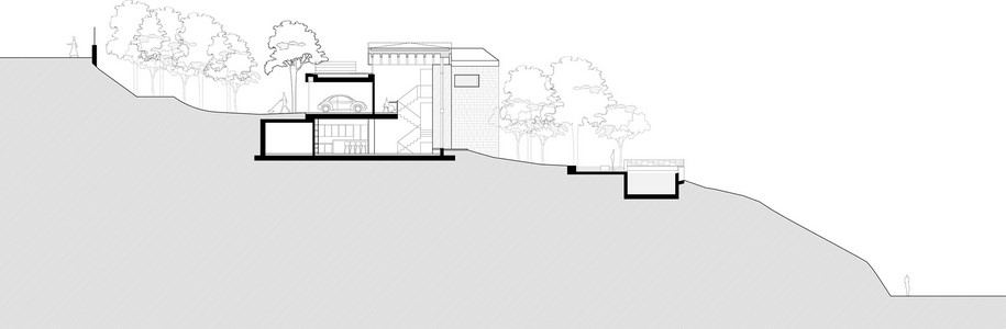 The Wedge house, schema architecture & engineering, Drafi, Athens, Greece, 2017, family house