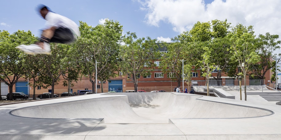 Landskate parks, Barcelona, Βαρκελώνη, Ισπανία, landscape, landscape design, SCOB, Sergi Carulla, Oscar Blanco, urban landscape