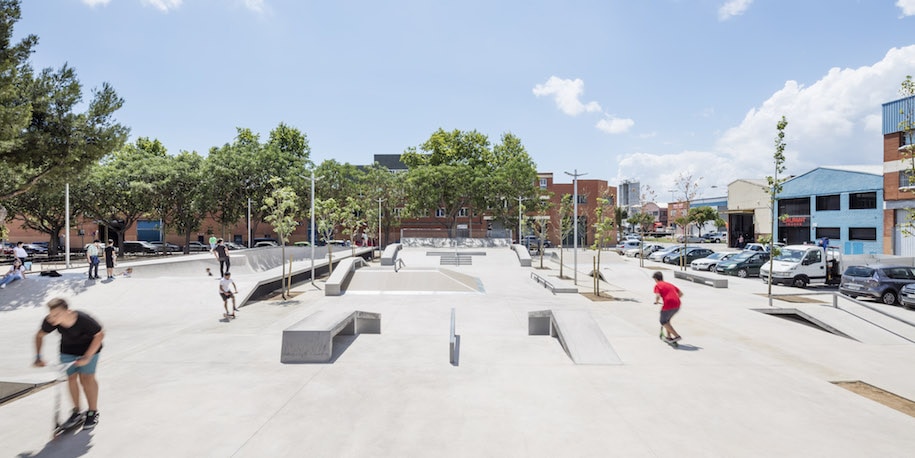 Landskate parks, Barcelona, Βαρκελώνη, Ισπανία, landscape, landscape design, SCOB, Sergi Carulla, Oscar Blanco, urban landscape