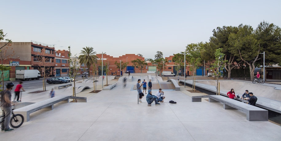 Landskate parks, Barcelona, Βαρκελώνη, Ισπανία, landscape, landscape design, SCOB, Sergi Carulla, Oscar Blanco, urban landscape