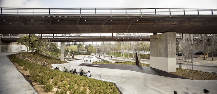 Landskate parks, Barcelona, Βαρκελώνη, Ισπανία, landscape, landscape design, SCOB, Sergi Carulla, Oscar Blanco, urban landscape