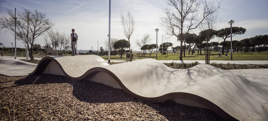 Landskate parks, Barcelona, Βαρκελώνη, Ισπανία, landscape, landscape design, SCOB, Sergi Carulla, Oscar Blanco, urban landscape