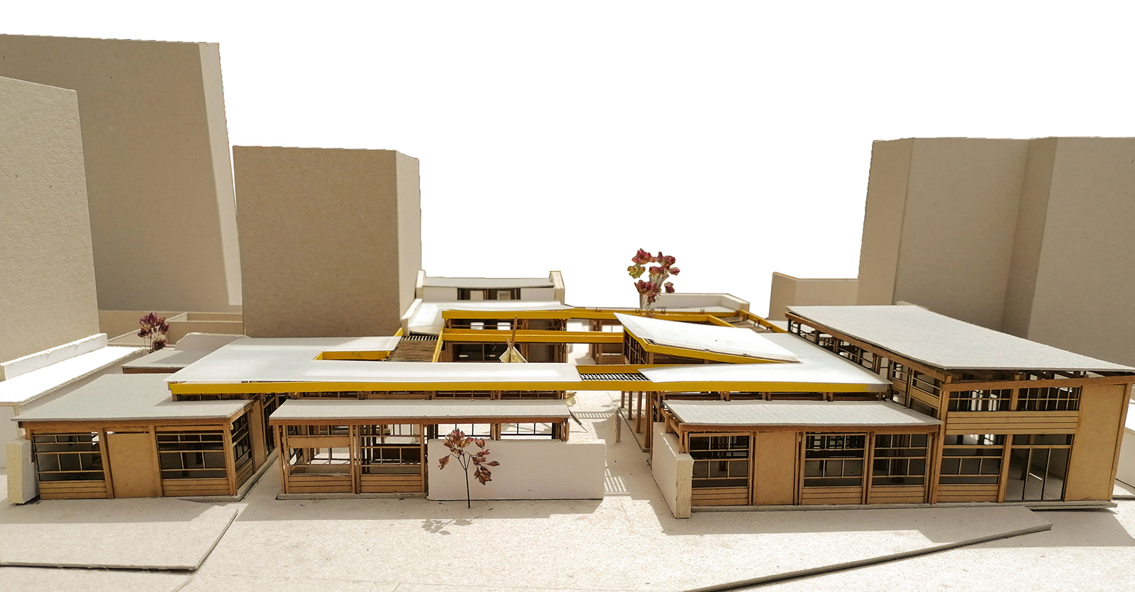 Archisearch Cooperative Construction Centre in Metaxourgeio, Athens | Diploma thesis project by Athina Maria Georgiadi, Thalassini Karali & Ourania Agoranou