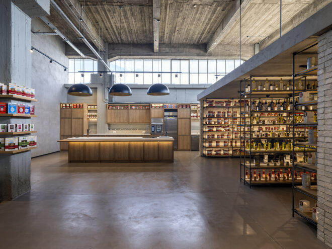 Archisearch - NNT Studio created SHOWKITCHEN space in Mandra, Attica