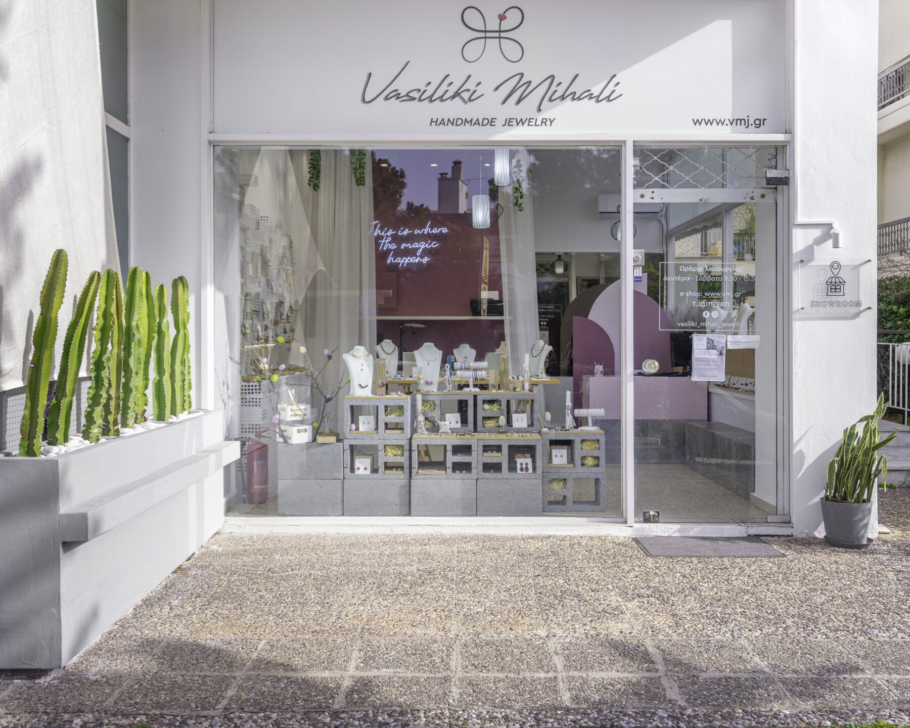 Archisearch Vasiliki Mihali Showroom design and construction by South Constructions+Design