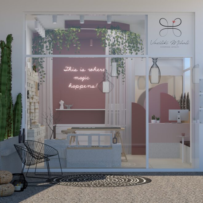 Archisearch - Vasiliki Mihali Showroom design and construction by South Constructions+Design