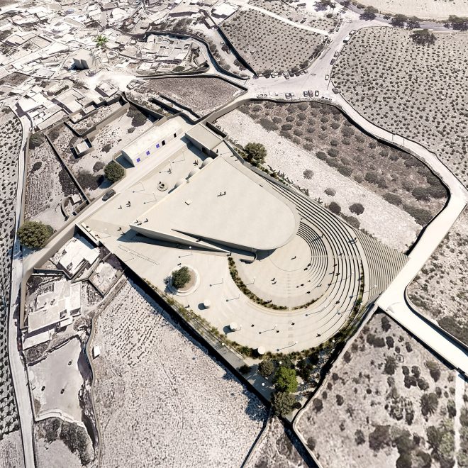 Archisearch - Evangelia Argyroy & Nestoras Skantzouris propose an adaptive reuse of a cistern in Santorini