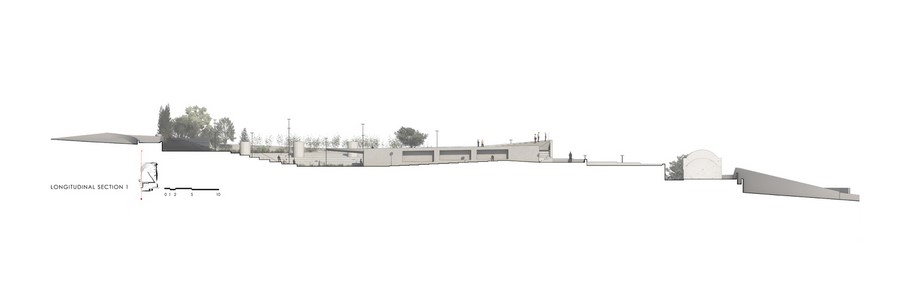 Cisterna Theatre Park, Evangelia Argyroy, Nestoras Skantzouris, megalochori, greece, public park, stage, theatre, reuse, santorini, 2019