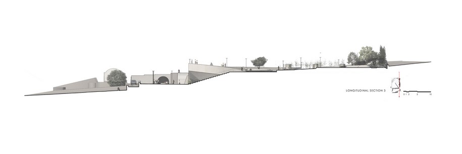 Cisterna Theatre Park, Evangelia Argyroy, Nestoras Skantzouris, megalochori, greece, public park, stage, theatre, reuse, santorini, 2019