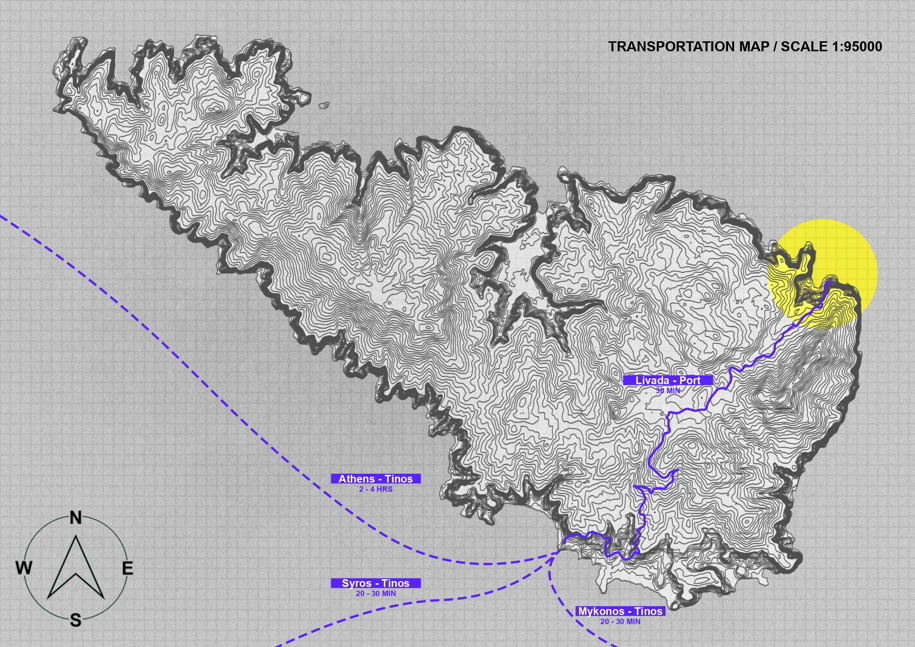 Archisearch Vorias_Contemporary gravity winery in Tinos | Diploma thesis project by Konstantinos Smigadis & Stratos Sakellariou