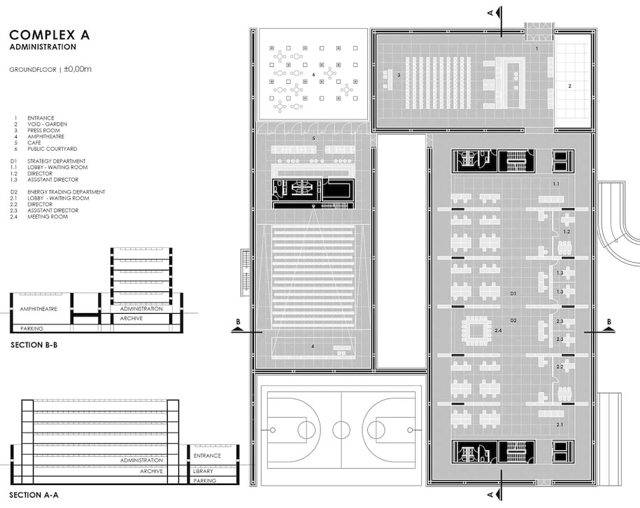 Archisearch συμβίωσις by Papalampropoulos-Syriopoulou wins 3rd Prize in the competition for the Headquarters of the P.P.C.