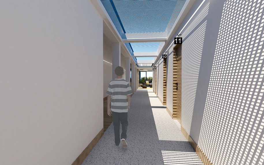 Archisearch Αρχιτεκτονικός διαγωνισμός για την επέκταση των κοιτώνων του Ingle Hall | 1η ισότιμη τιμητική εξαγορά για την πρόταση του γραφείου TAKA+PARTNERS