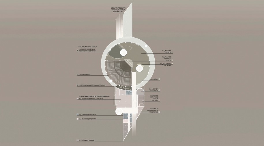 Archisearch TENSE ARCHITECTURE NETWORK' s proposal for the new administration building acts as an urban condenser in the city of Elefsis