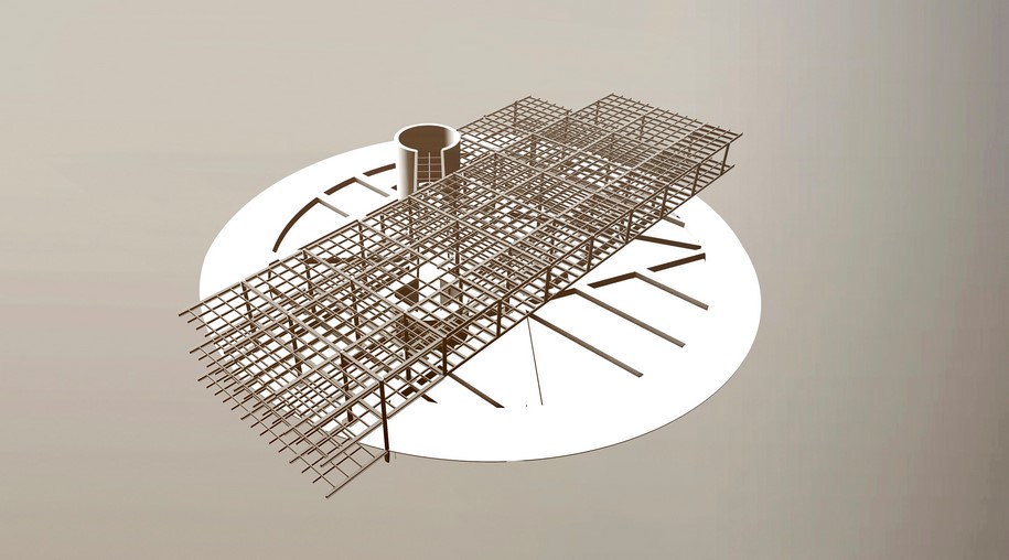 Archisearch TENSE ARCHITECTURE NETWORK' s proposal for the new administration building acts as an urban condenser in the city of Elefsis