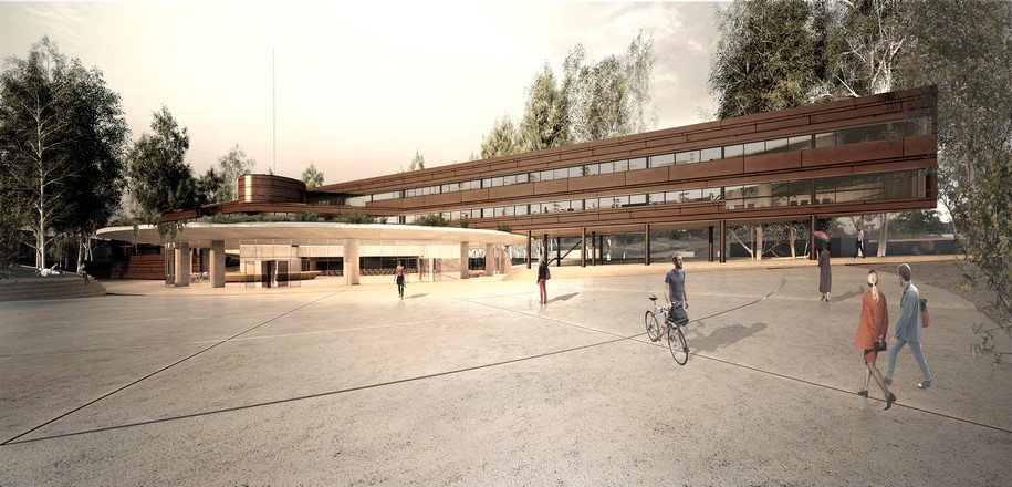 new administration building of the Regional Unit, TENSE ARCHITECTURE NETWORK, competition, west attica