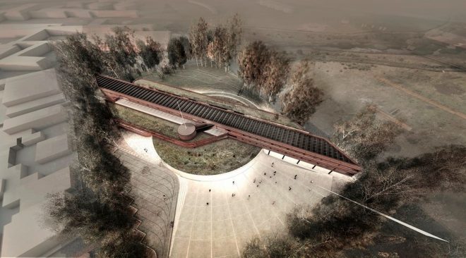 Archisearch - TENSE ARCHITECTURE NETWORK' s proposal for the new administration building acts as an urban condenser in the city of Elefsis