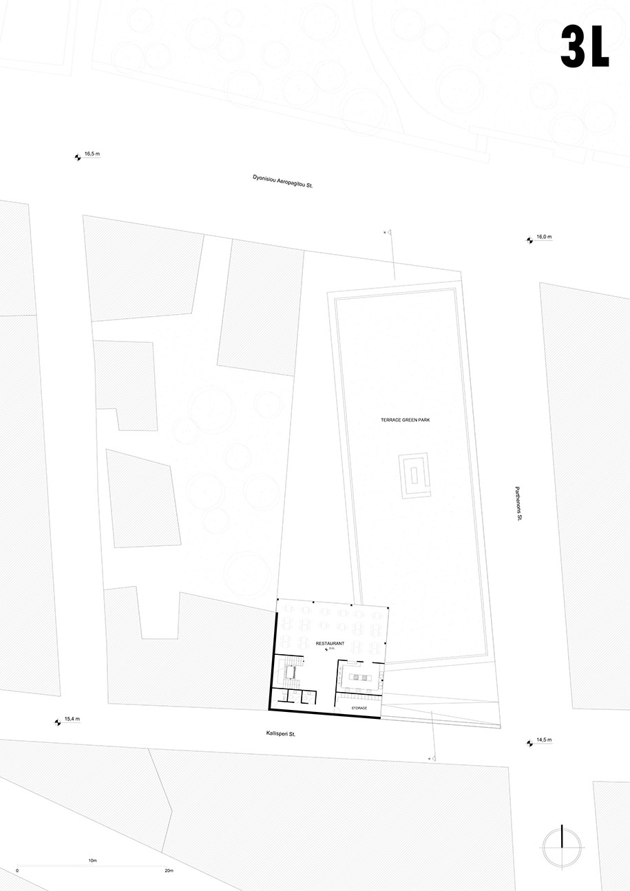 Archisearch MENTION FOR #ATHENS CALL COMPETITION - TERRACE FOR THE ACROPOLIS | Kyriakos Giannakidis & Elvira Kamberi