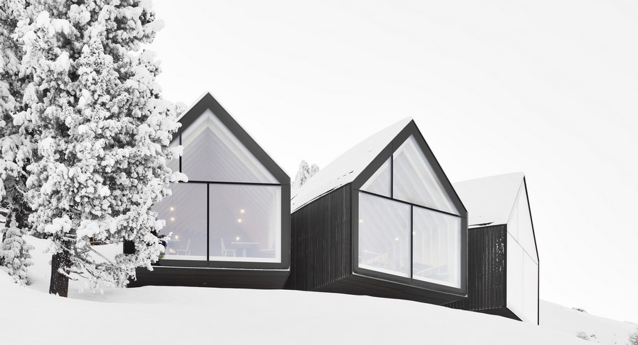 Peter Pichler Architecture, Architekt Pavol Mikolajcak, Oberholz mountain hut, Obereggen, Südtirol, Italy, ski, 2016, competition, hut