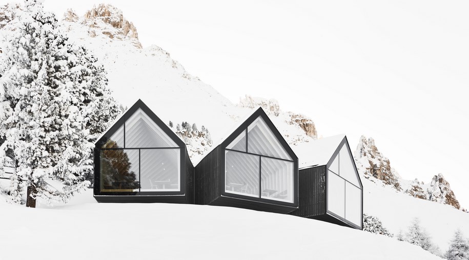 Peter Pichler Architecture, Architekt Pavol Mikolajcak, Oberholz mountain hut, Obereggen, Südtirol, Italy, ski, 2016, competition, hut