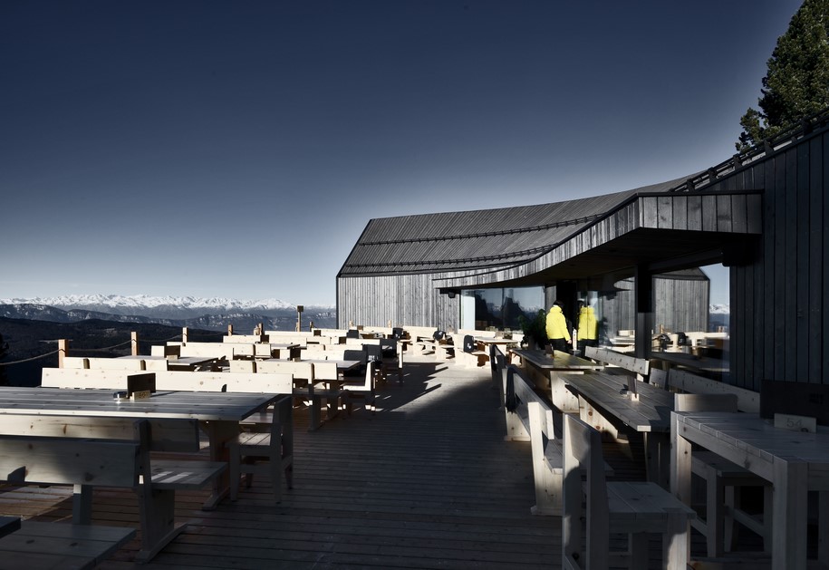 Peter Pichler Architecture, Architekt Pavol Mikolajcak,  Oberholz mountain hut, Obereggen, Südtirol, Italy, ski,  2016, competition, hut