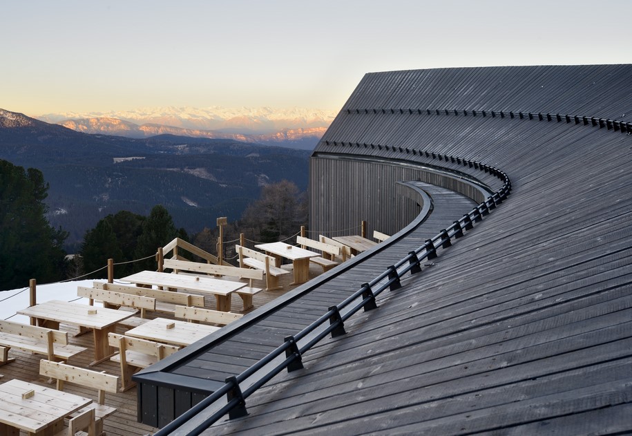 Peter Pichler Architecture, Architekt Pavol Mikolajcak,  Oberholz mountain hut, Obereggen, Südtirol, Italy, ski,  2016, competition, hut